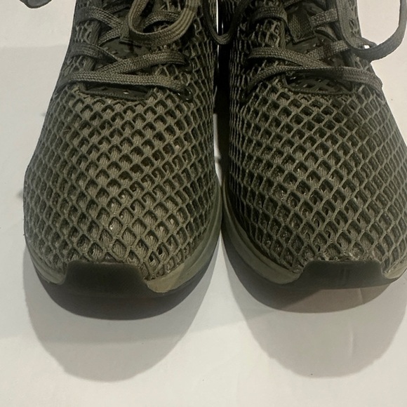 NOBULL Olive Green Men\'s Women’s Sneakers kicks mesh running shoes moss lace ups main image 3